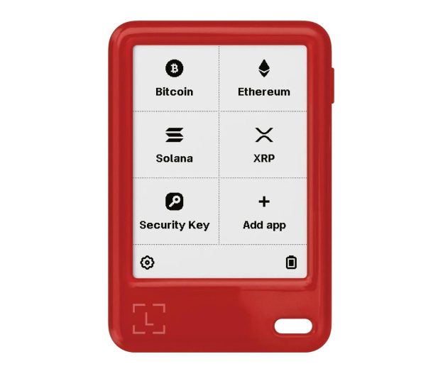 Ledger Nano Gen 5 Cherry Red Crypto Hardware Wallet with Recovery K - 1539844 - zdjęcie